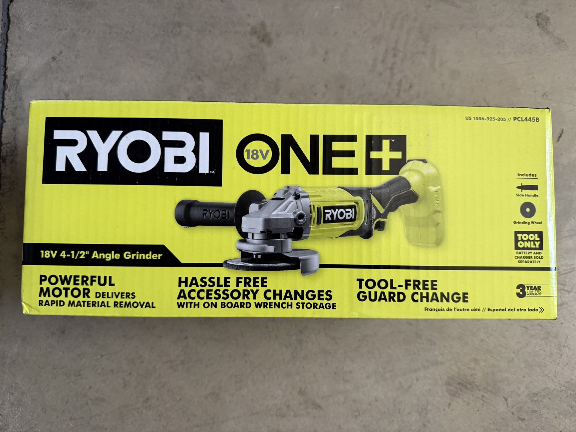 BrandNew Ryobi Angle Grinder