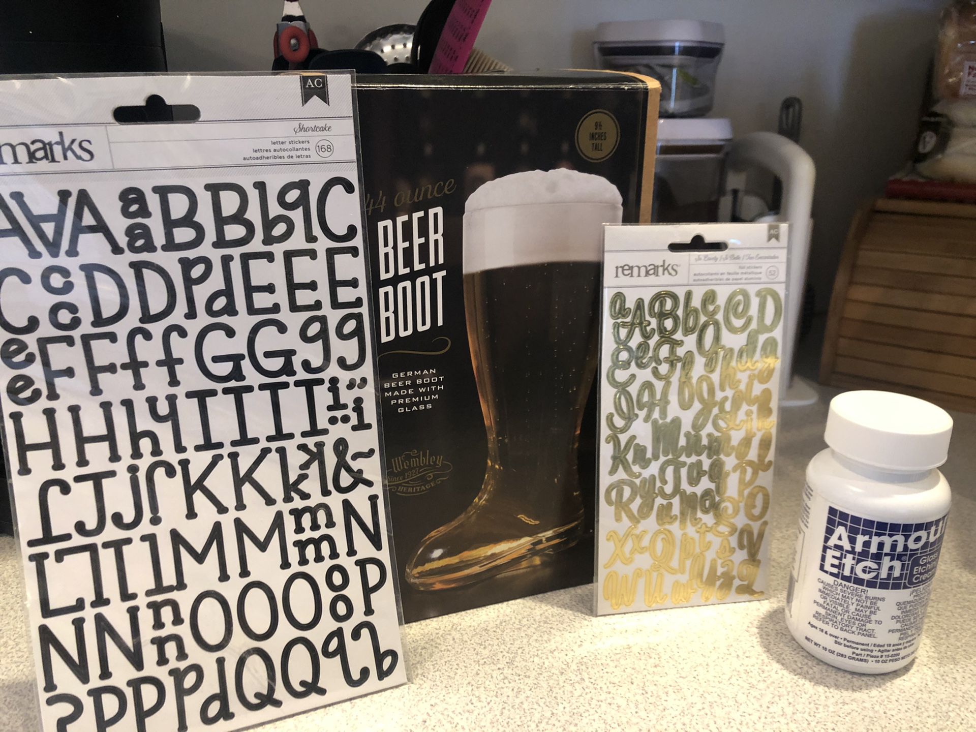 German Glass Beer Boot Project