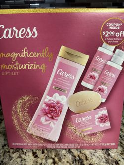 New Caress Magnificently Moisturizing Body Wash Silk Gift Set