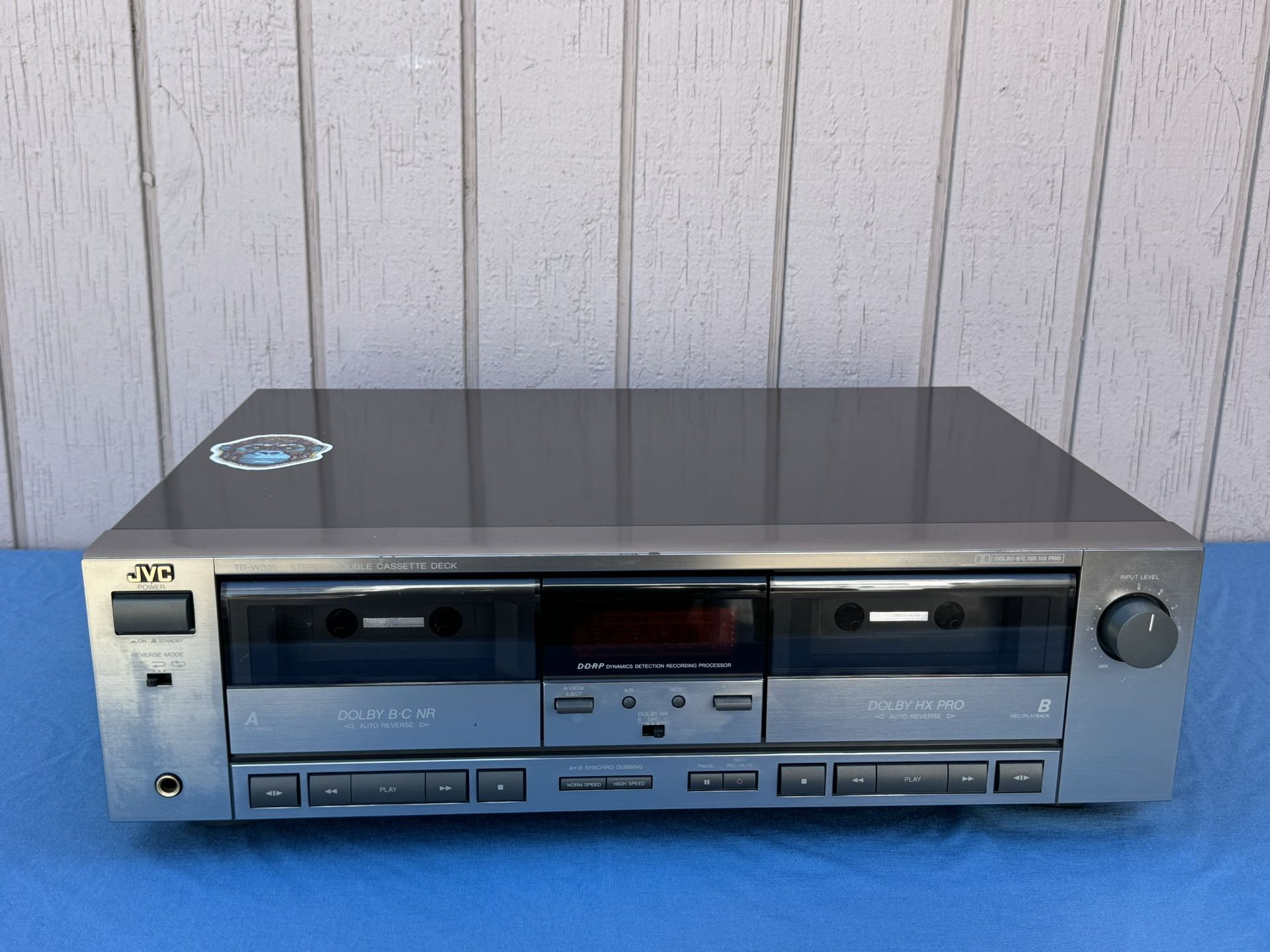 Nice Vintage JVC TD-W305 Stereo Dual Double Cassette Deck (Cleaned And Serviced)