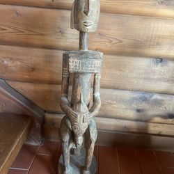 African Figures Hand Carving H:31