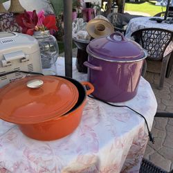 Heavy Duty Pots, Fondue Machine & Bread Maker – $10 Each OBO