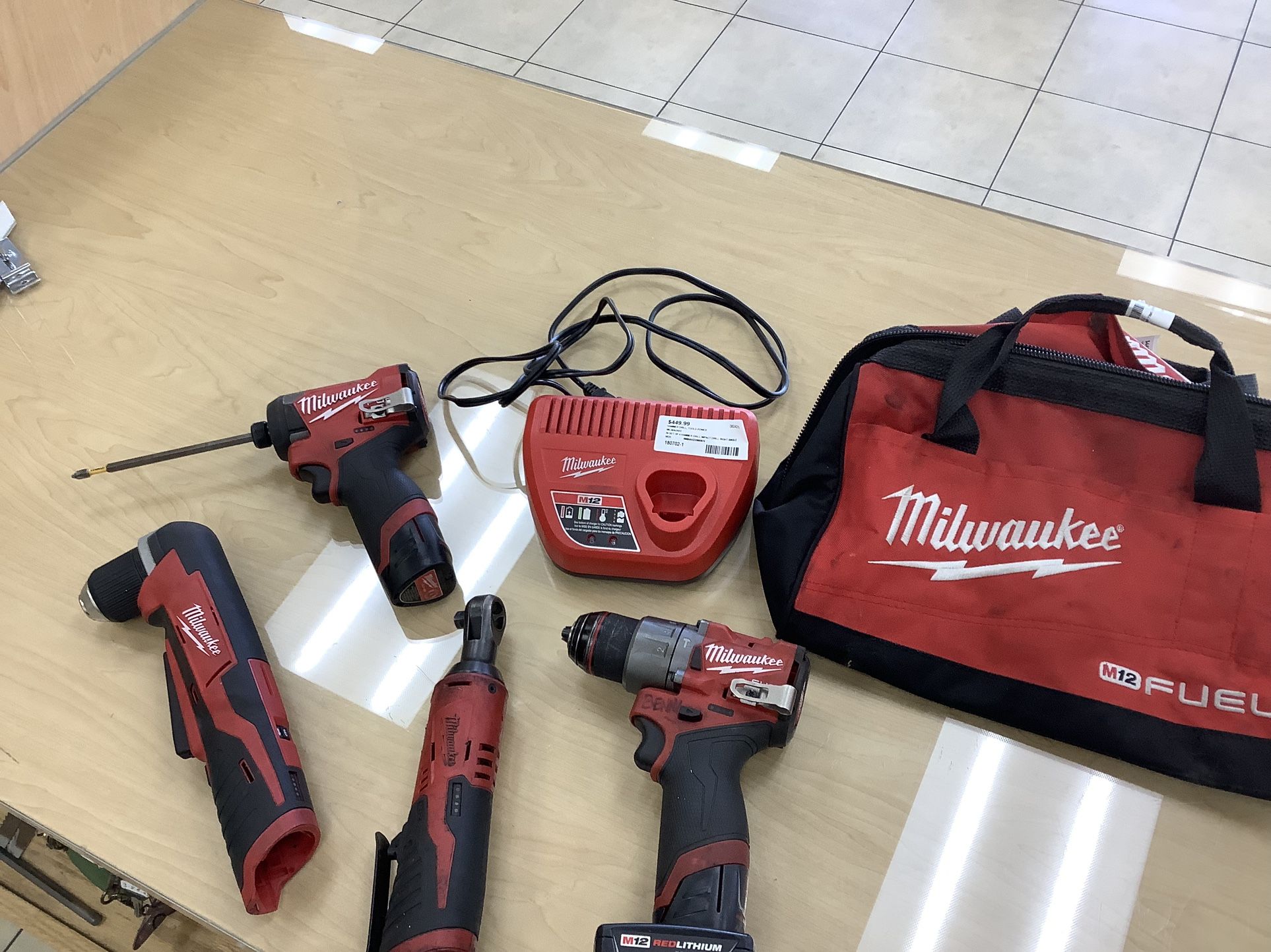 Set Of Milwaukee Tools