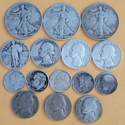 15 Silver Coins 