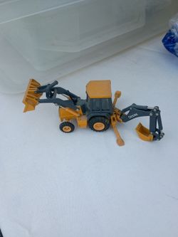 John Deere Die-Cast Backhoe Loader Toy