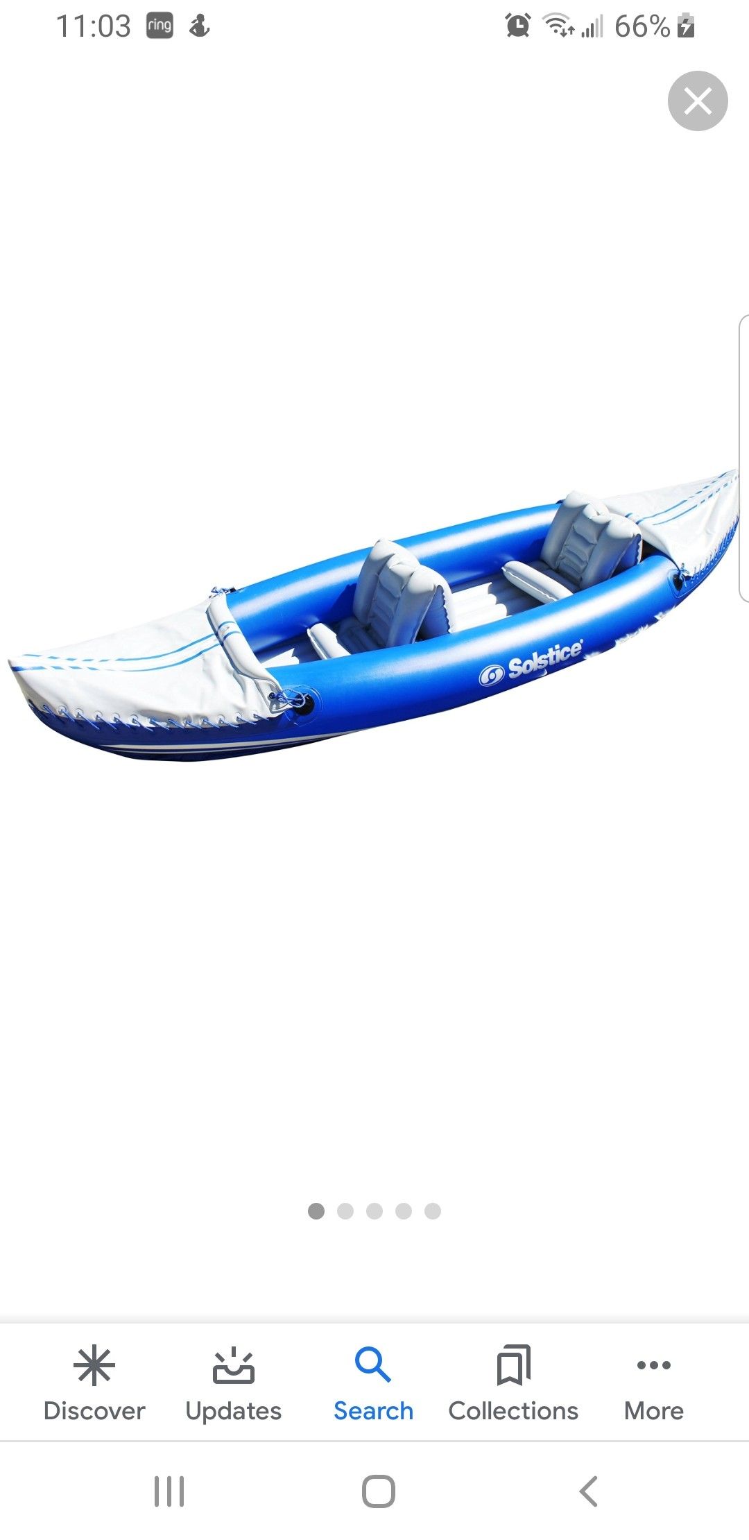 Inflatable 2 seater kayak NEW in box