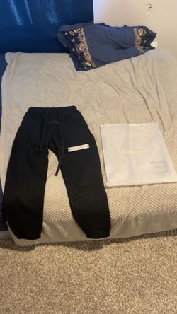 Essentials black pants size S