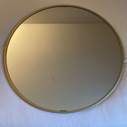 Round Brass Mirror