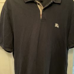 Burberry Brit Polo Shirt - XL - Navy Blue