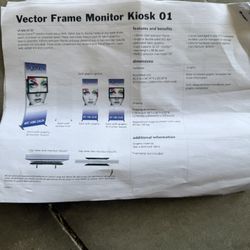 Vector Frame Monitor Kiosk