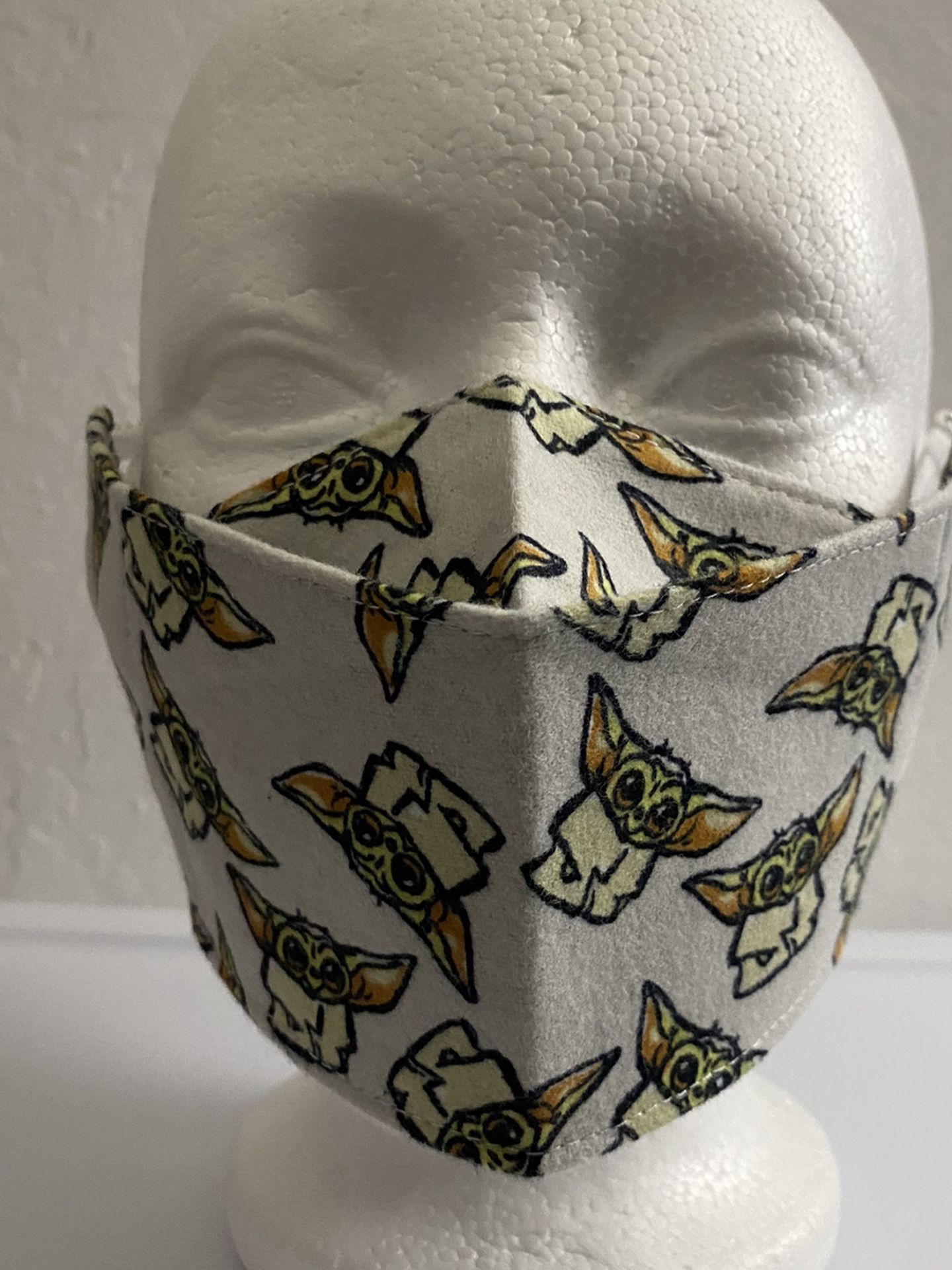 3D Face Mask Adults (Baby Yoda)-D27