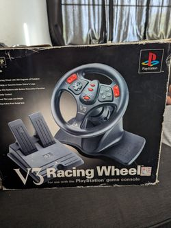 V3 Racing Wheel For PS1 Or 2