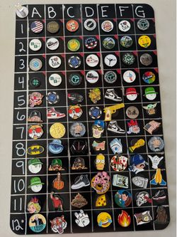 Golf ball markers.