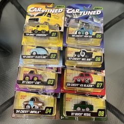 CarTuned Series 8 Mainline Set of 8 Cars 2025 1/64 OPENED BOX