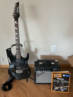 Ibanez GIO Electric Guitar + Fender Amp Starter Package — $225 OBO