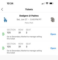 Padres Dodgers Sat.