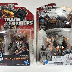 TRANSFORMERS GENERATIONS RATTRAP AIR RAID SIDESWIPE