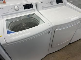 LG top load washer and dryer set, high capacity  -free delivery