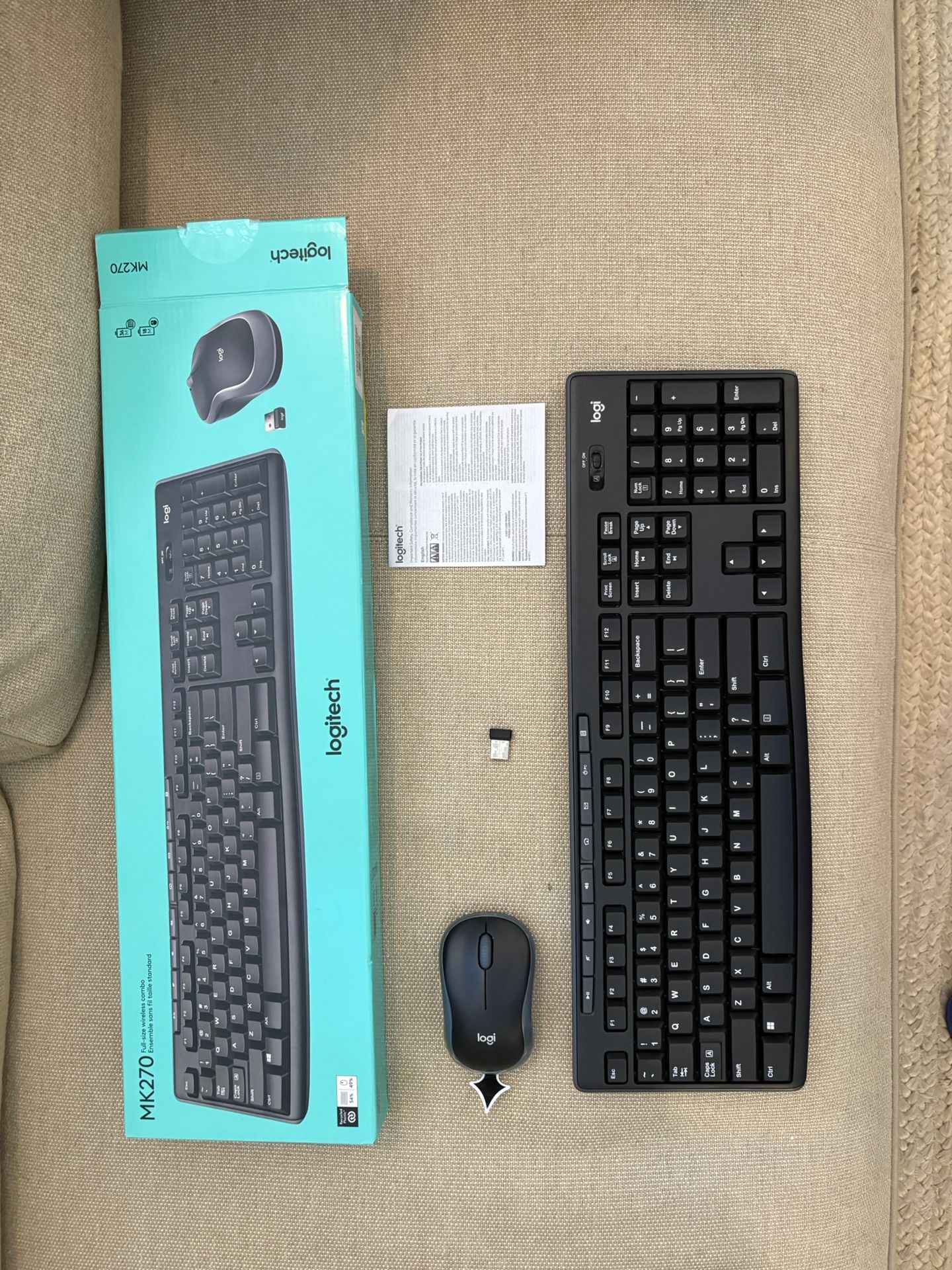 Logitech MK270 Wireless Keyboard And Mouse