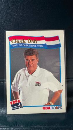 1991-92 NBA Hoops McDonald's #61 basketball card featuring coach Chuck Daly