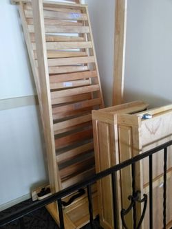 Nice pine futon frame without mattress.