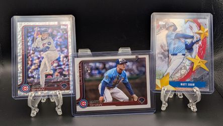 Matt Shaw Topps Rookie Card Lot of 3