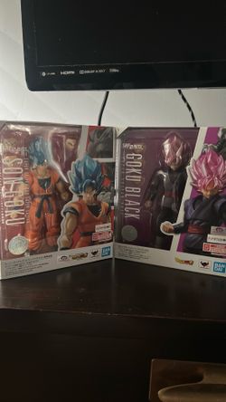 S.H. Figuarts Super saiyan blue goku & Super saiyan rosé Goku black