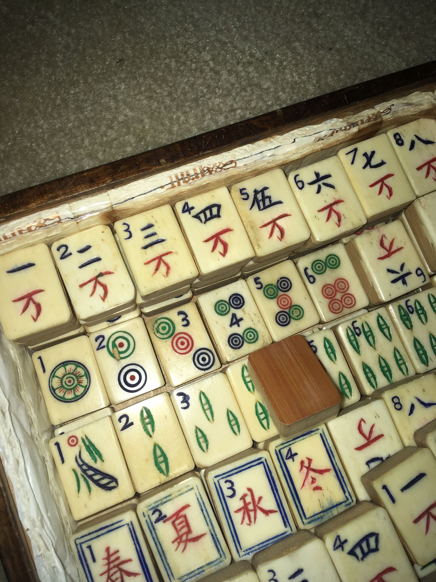 Antique 1920s Bone and Bamboo Chinese mahjong set for Sale in Lake Oswego,  OR - OfferUp