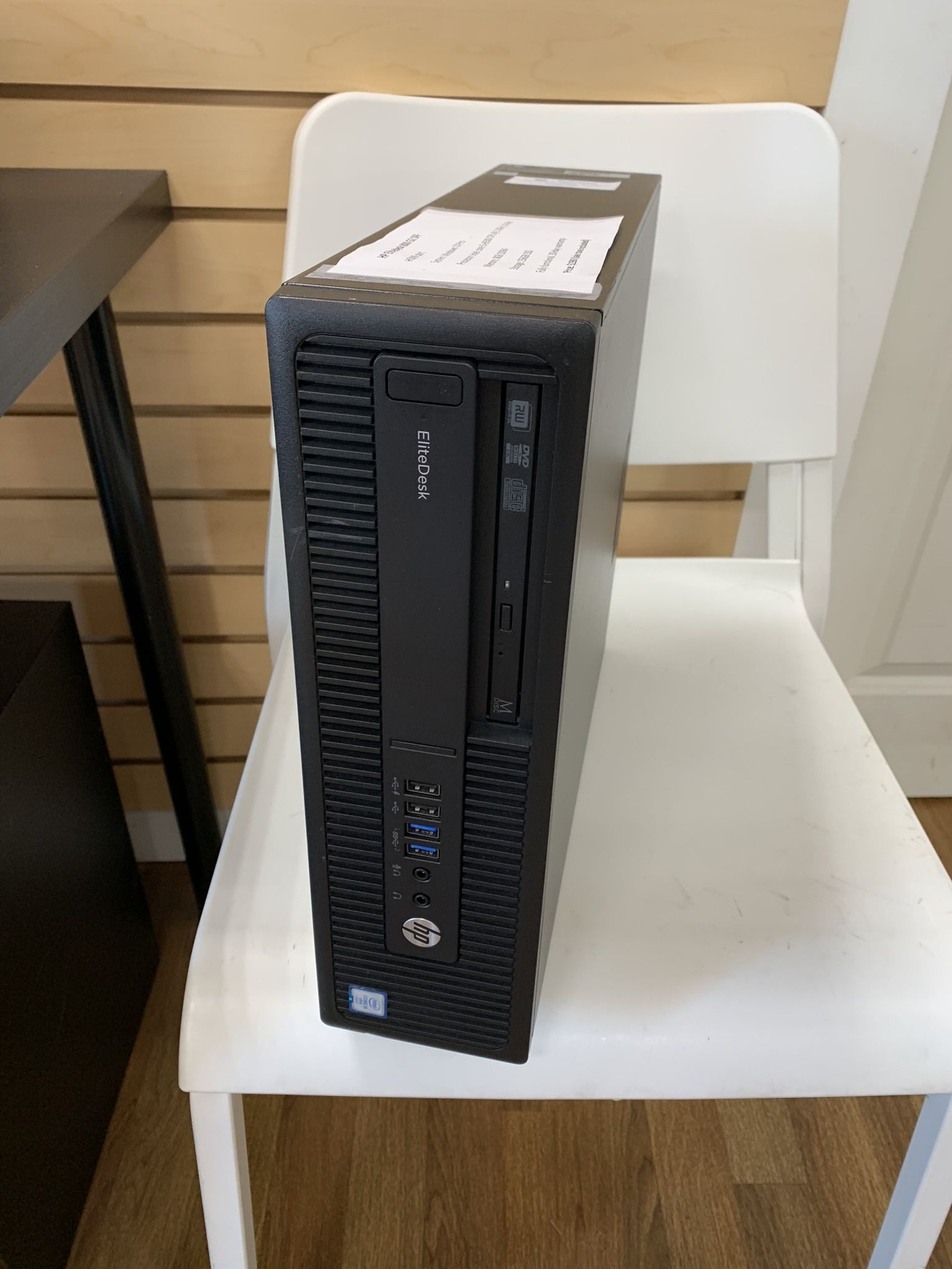 HP Elitedesk 800 G2 SFF desktop computer core i5 6th gen 256GB SSD 8GB RAM DDR4