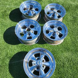 Yes Still Available! $300 14-in Cragar Wheels 5x4.75 Old-school Chevy, GM