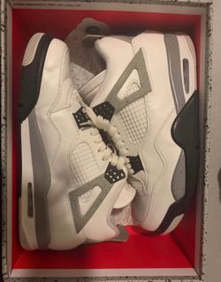 Jordan 4s white cement