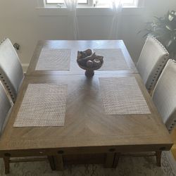 Dining Table And 6 Chairs (make An Offer) 