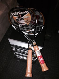 Wilson Titanium Tennis Racquet set of 2