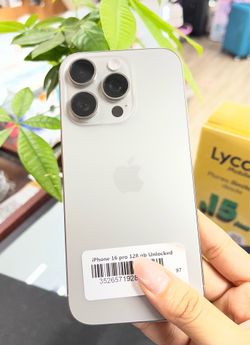 Unlocked - iPhone 16 pro 128 Gb and clean Imei
