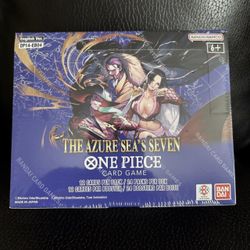 SEALED One Piece OP-14 The Azure Seas Seven Booster box