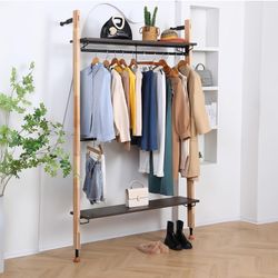 Brand New Wall Mounted Clothing Rack, Industrial Clothing Rack