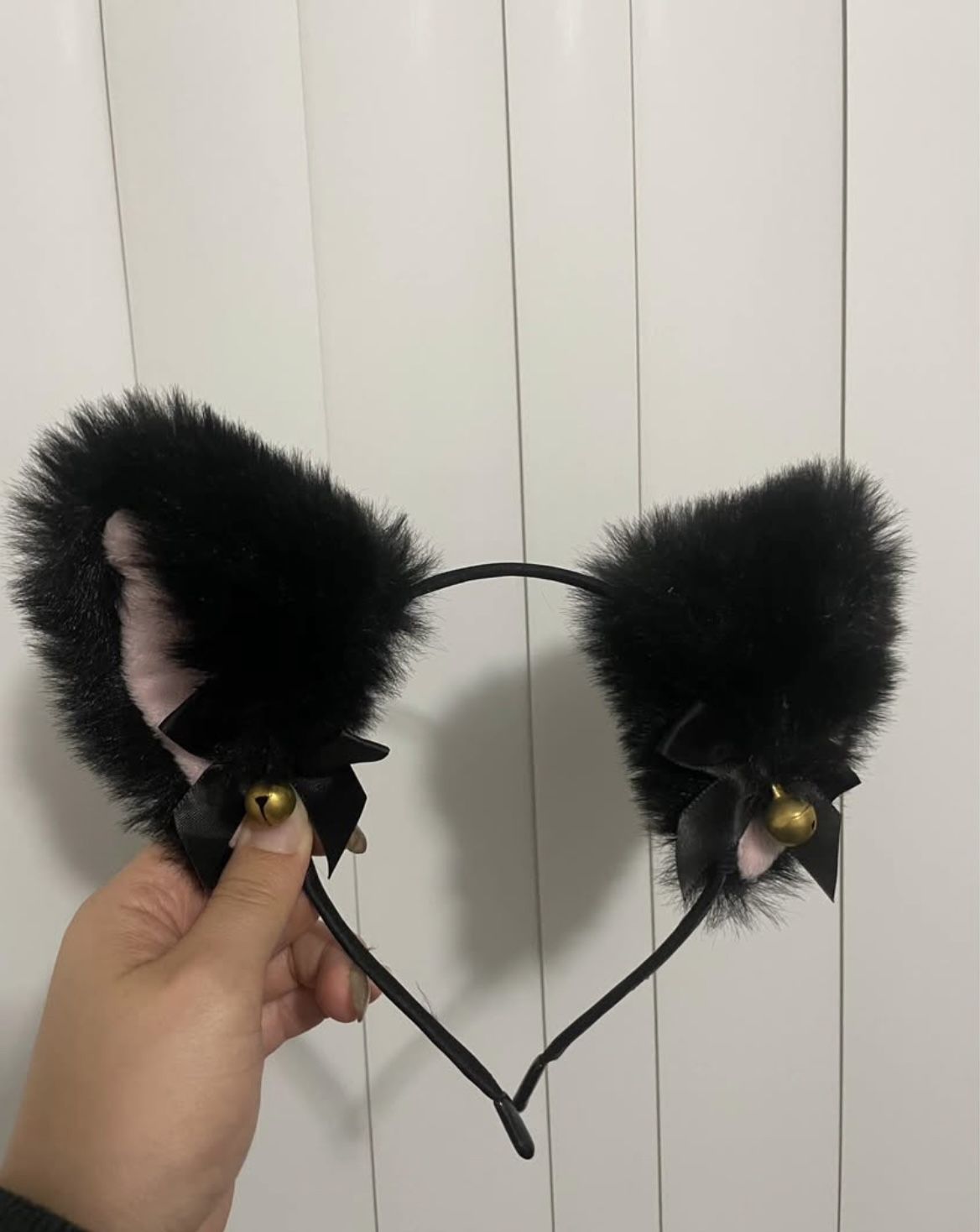Black cat ears headband