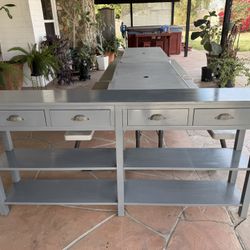 72 Inch Console/sofa Table With Drawers