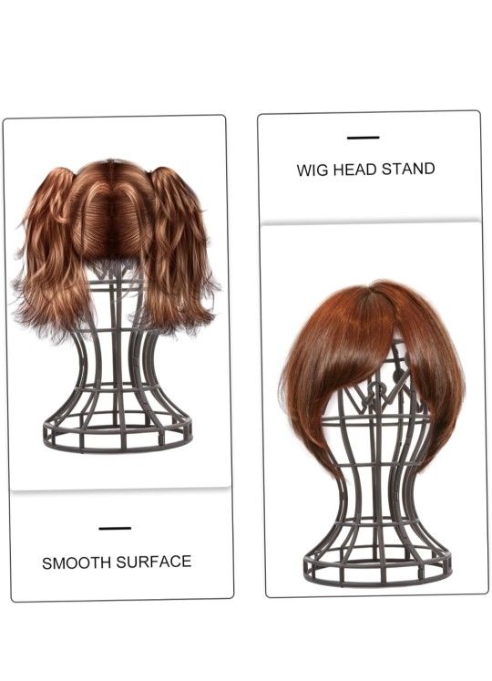 BESTYASH Wig Stand Hat Display 2pcs Wig Holder Stand for Cosmetology Personal Use Hairdressing Students