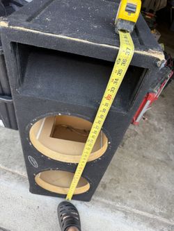 Box Speaker 12 “ Wood