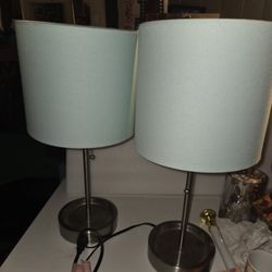 Lamp for Nightstand - 3 Color Temperature Table Lamp with USB