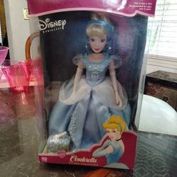 Vintage Cinderella Porcelain  Keepsake Doll