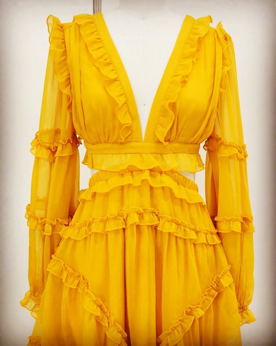 Mustard Yellow Dress