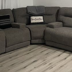 Sectional Electric Recliner Couches 