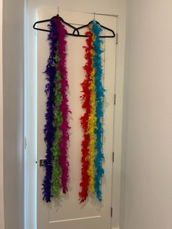 Colorful Feather Boas Set of 6 Party Decoration/Costume