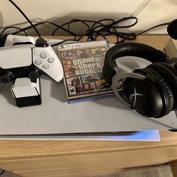 PlayStation 5 With Controller And Games