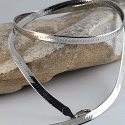 925 Sterling Silver Herringbone Necklace Made in Italy/ Cadena Italiana de Plata Esterlina 👌🎁Post Tags: Cadena de Plata