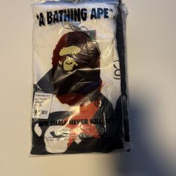 White Bape Tee Shirt Size Xl Brand New 