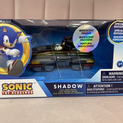 Sonic the Hedgehog Shadow IRIDESCENT Finish Special Edition Pull Back Racer