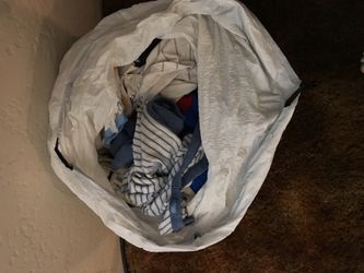 Bag of baby clothes